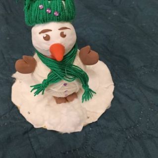 Мой весёлый снеговик