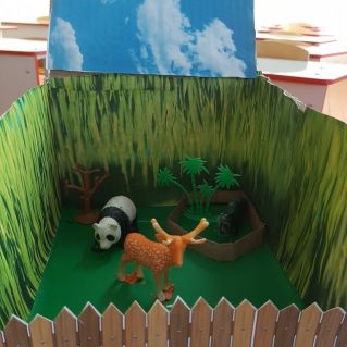 макет "Зооуголок в школе будущего" для учителя биологии