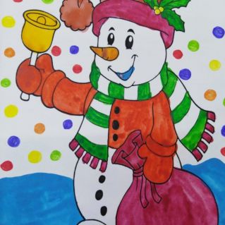 Снеговик Морковкин