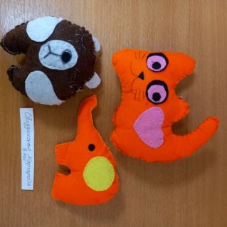 Друзья из фетра.