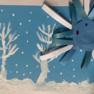 «Снежинка в зимнем лесу»