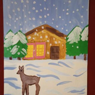 В новогоднем пространстве