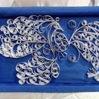 Морозные узоры.Волшебная птица.