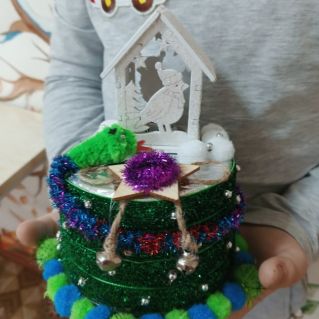 Новогодняя змейка