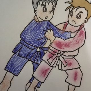 Рисунок борьба САМБО