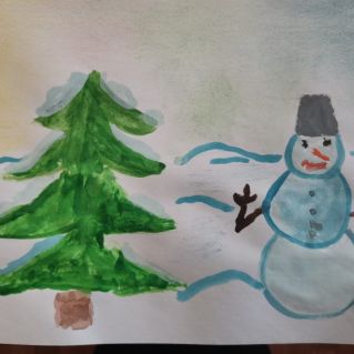 Мой милый снеговик