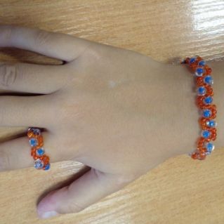 Комплект украшений "Змейка"