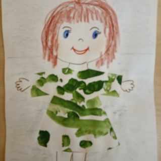 "Нарядное платье для куклы"