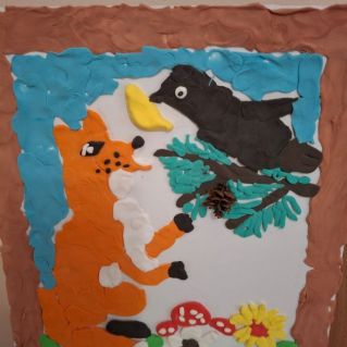 Лиса и ворона