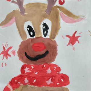 "Олень. Встреча Нового года".