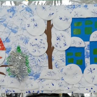 "Новогодний снежный город"