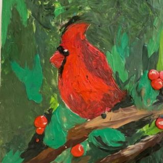 "Красный кардинал".