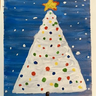 Снежная елочка