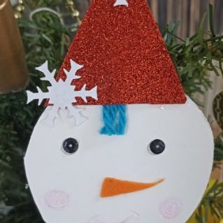 Ёлочная игрушка "Снеговик"