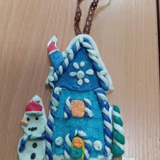 Домик для Снегурочки.