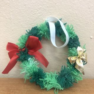 "Венок с бантами"