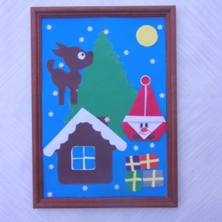 Зимняя волшебная ночь