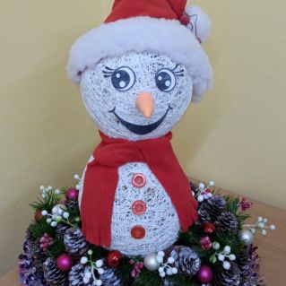 Весёлый снеговик