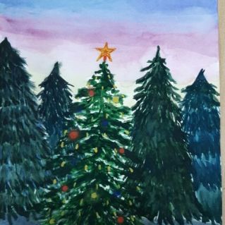 Серебристая зимушка.