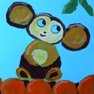 Любимый герой - Чебурашка.