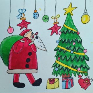 С Новым годом! Открытка