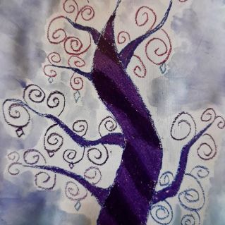 "Зимнее сказочное дерево"