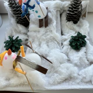 Прогулка на лыжах