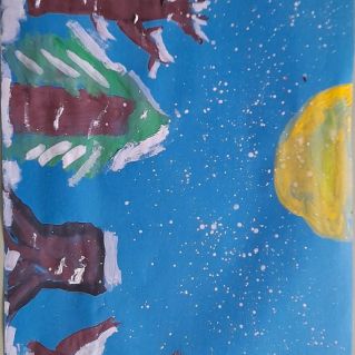 "Деревья в инее".