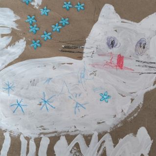 Зимний котик