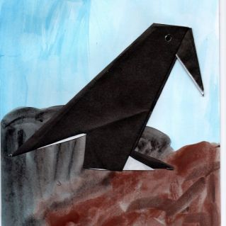 "Грач" (оригами)