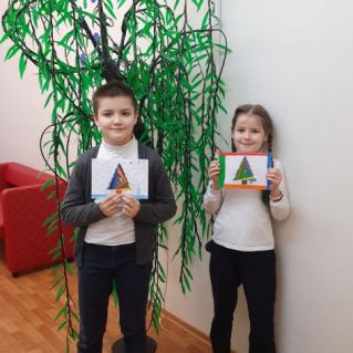 Ёлочка настроения в технике айрис фолдинг