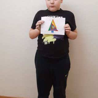 Ёлочка настроения в технике айрис фолдинг