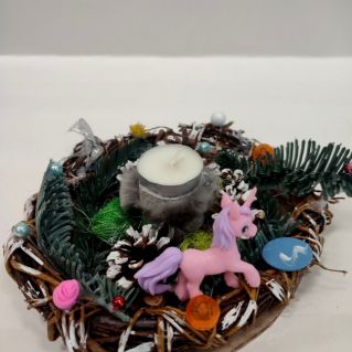 Новогодняя свеча