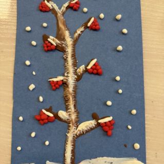 «Заснеженная рябина»