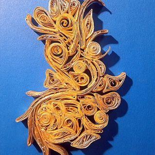 Ёлочная игрушка в стиле "рококо"