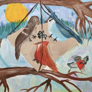 Зимние птицы