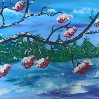 "Ветка рябины"