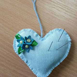 Игольница "Сердце"