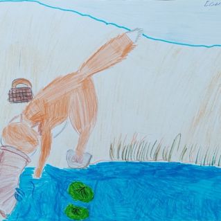 "Лиса и кувшин"