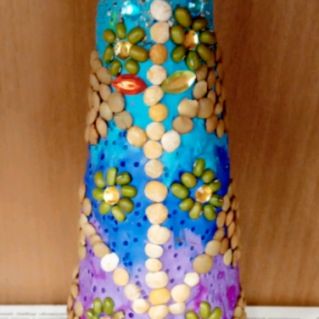 Декоративная тарелочка "Цветочная полянка"