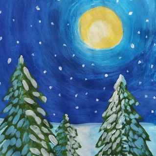 Зимний вечер