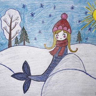 «Зимние забавы русалки»