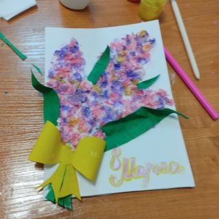 открытка маме