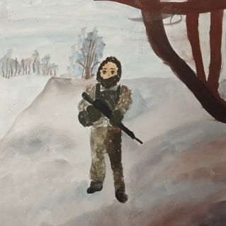 Мой папа -защитник