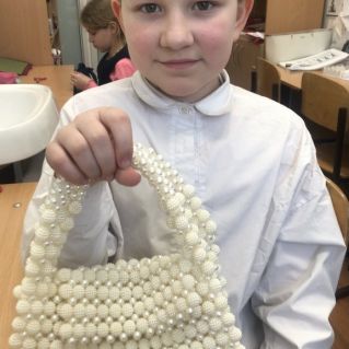 Сумочка из бусин