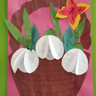 "Корзина с подснежниками"