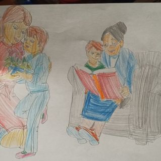 "Мамы как пуговки ..."