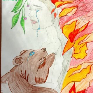 "Берегите природу от огня!"