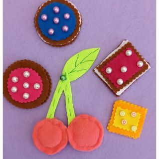 "Печенье" из фетра