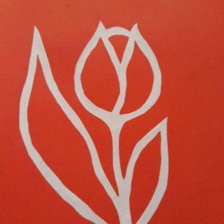 Вытынанка"Весенние цветы"